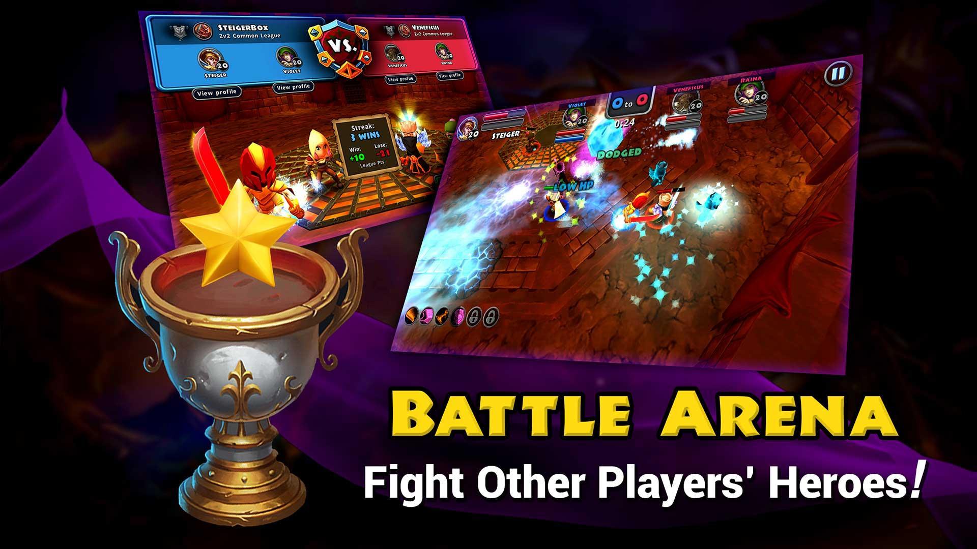 Dungeon Quest Game Screenshot