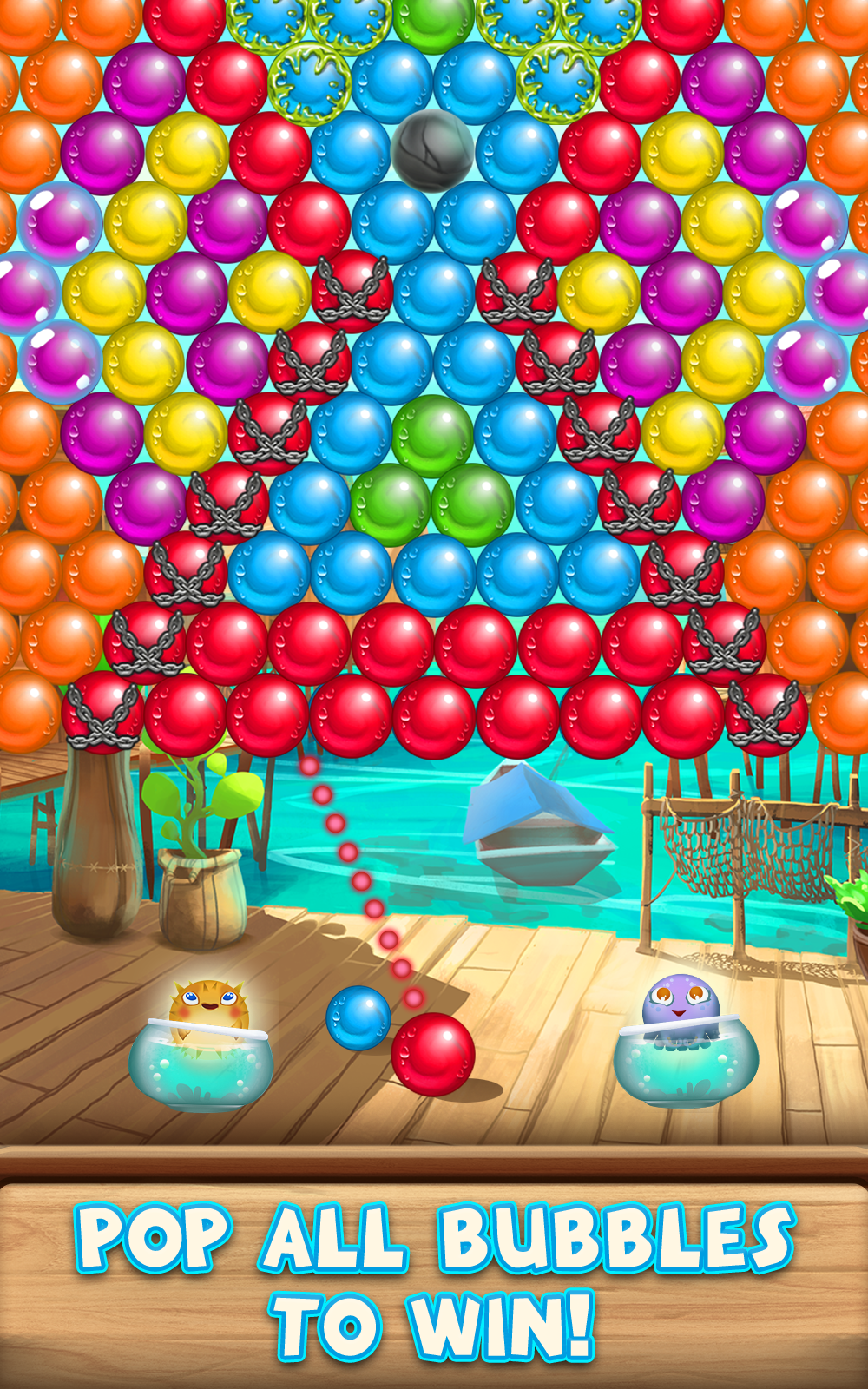 Bubble Fish Mania Game Screenshot