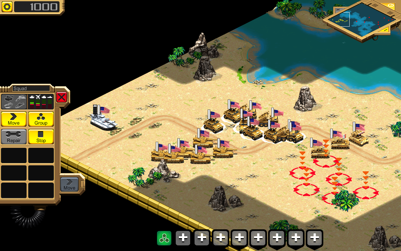 Screenshot of Desert Stormfront LITE - RTS