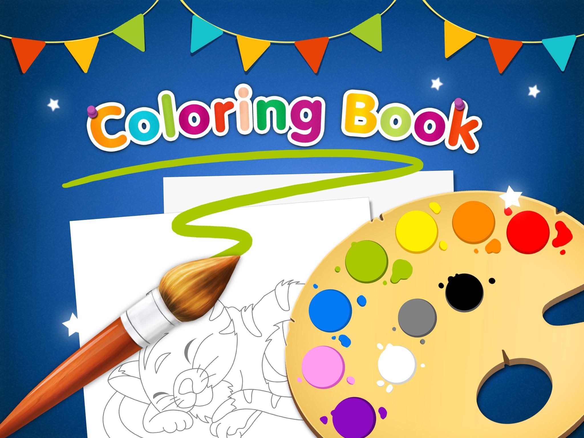 Captura de Tela do Jogo Happy Colors - Coloring Book