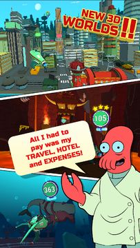 Futurama: Game of Drones ゲームのスクリーンショット