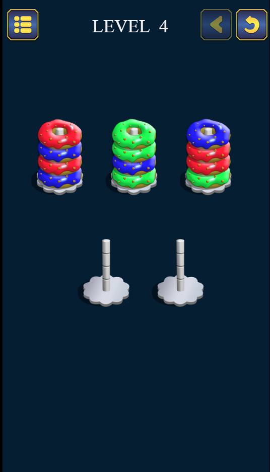 Cuplikan Layar Game Donut Shuffle