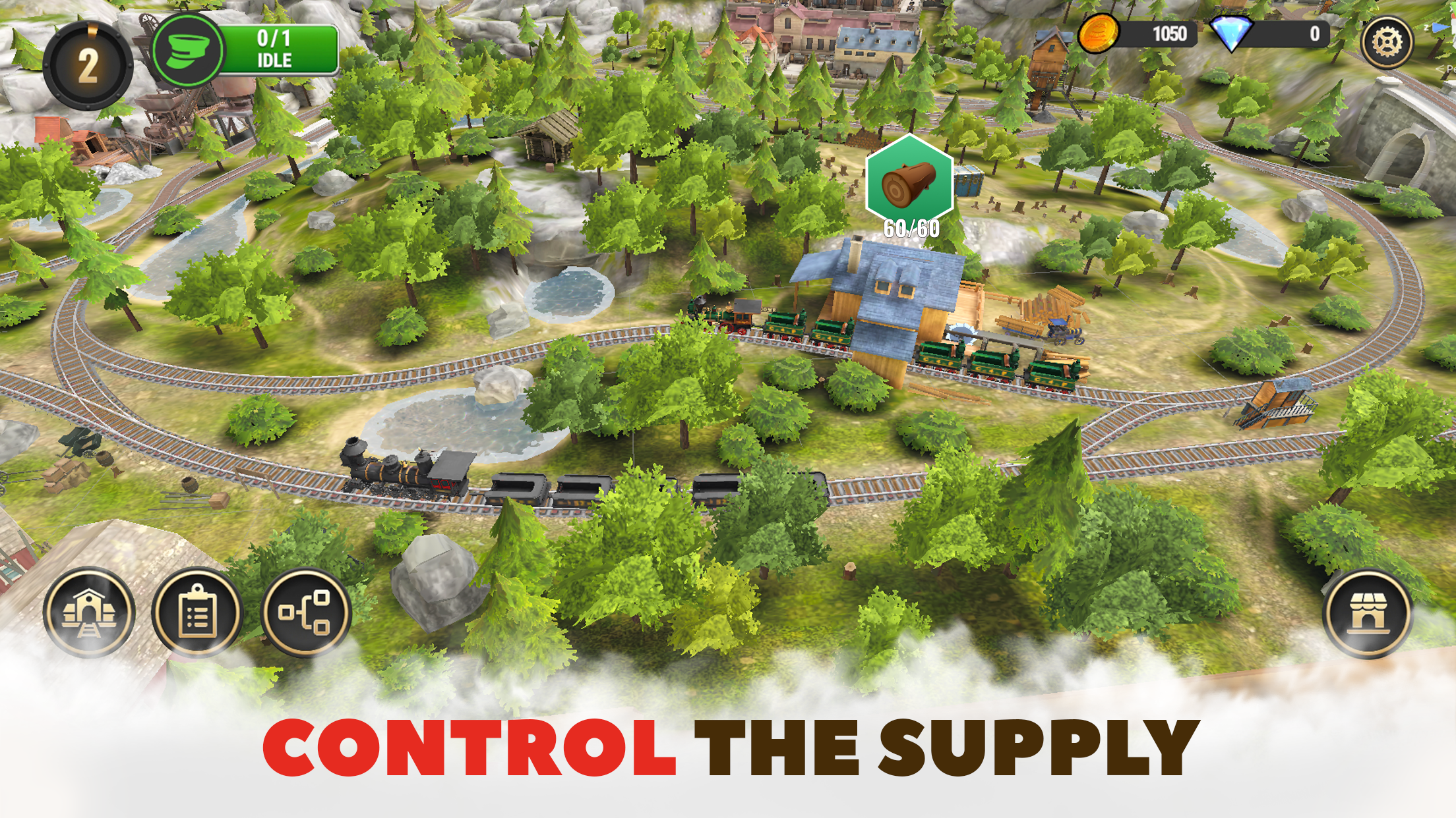 Train King Tycoon: Rail Empire Game Screenshot