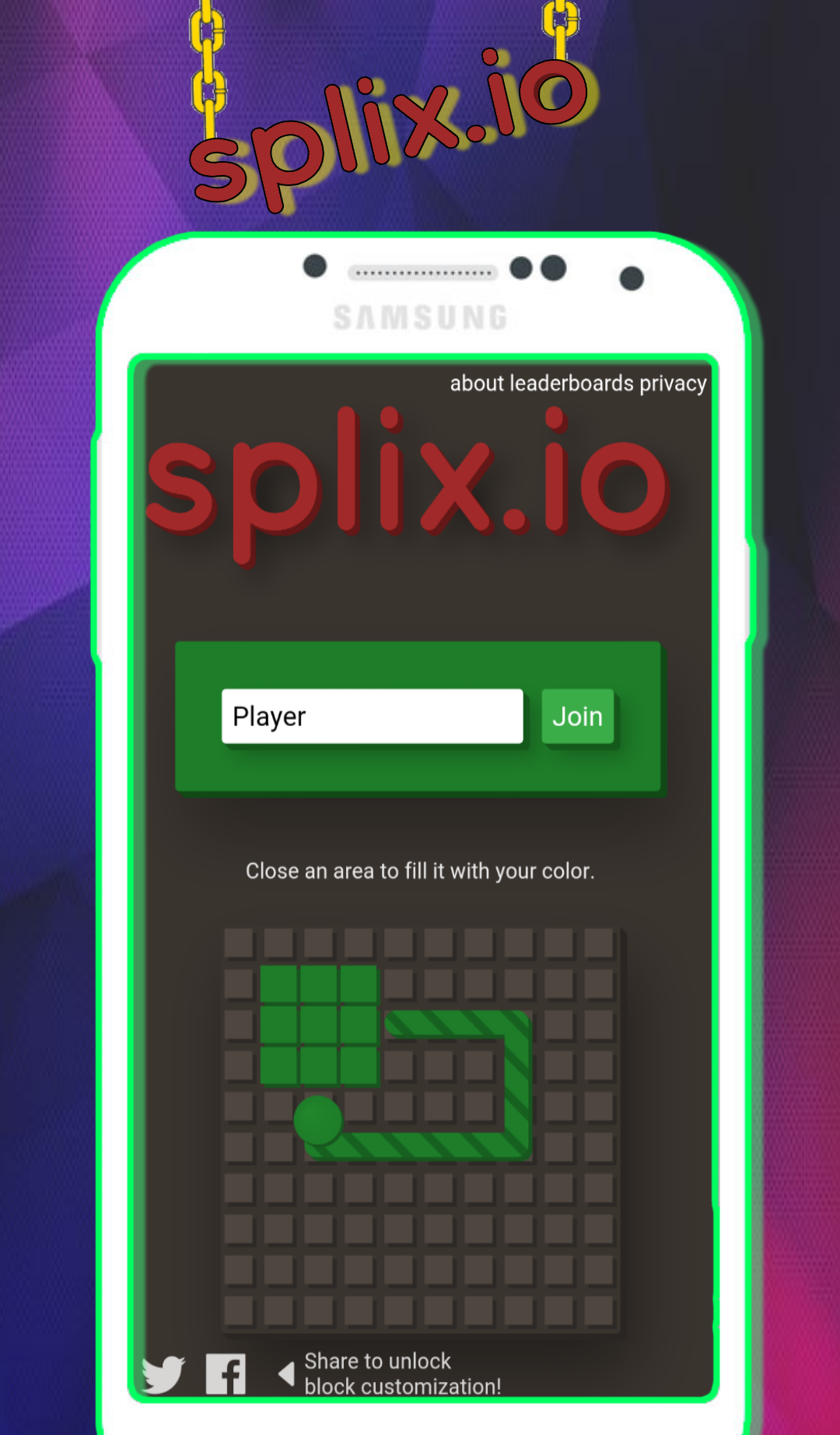 Screenshot of Splix.io BETA