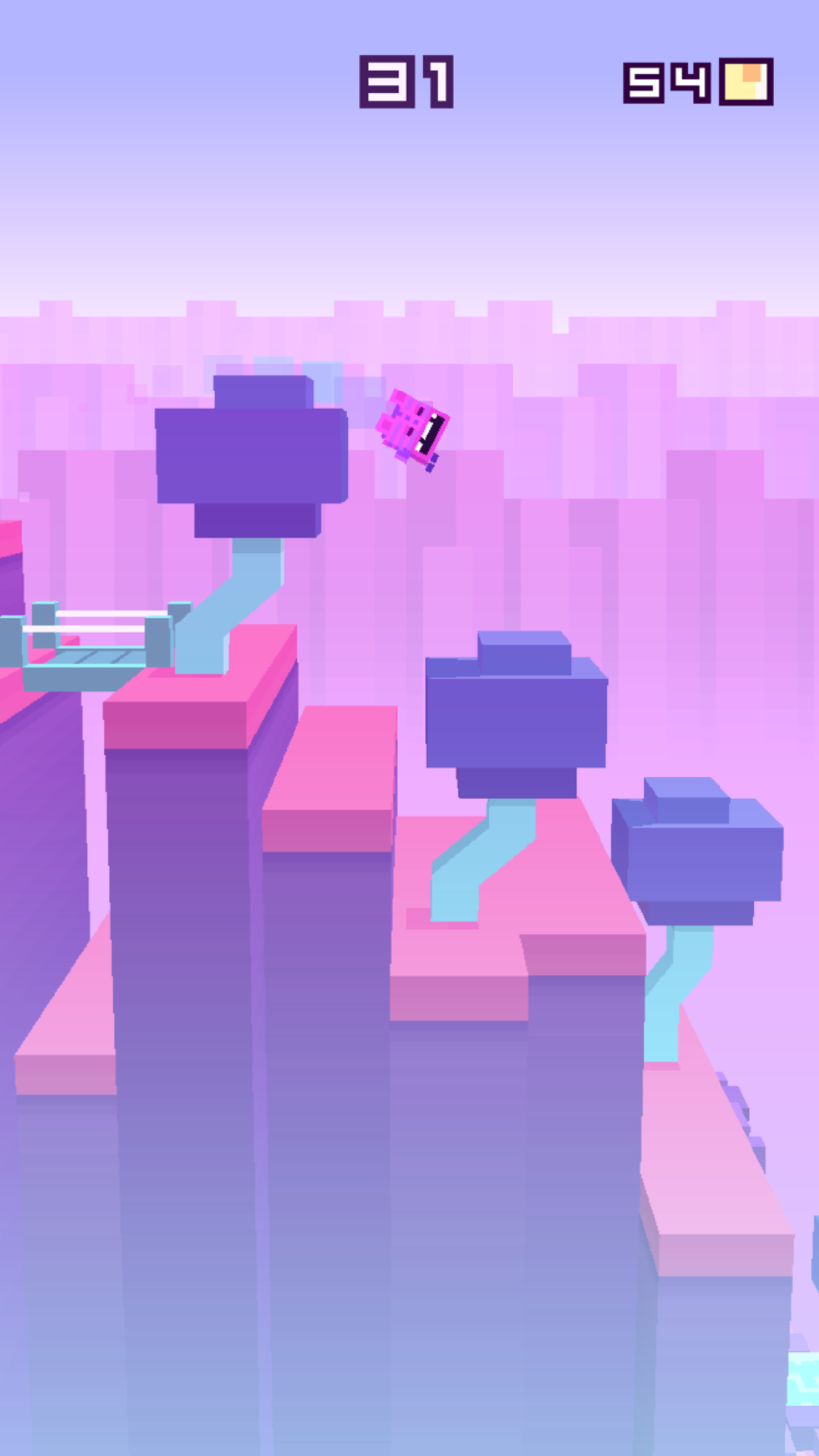 Captura de Tela do Jogo Jumpy Canyon