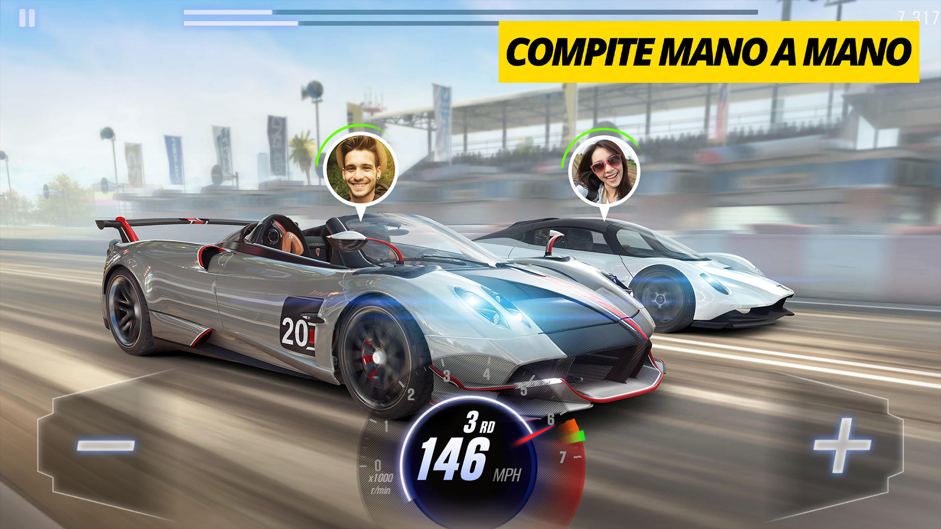 Captura de Pantalla del Juego CSR Racing 2 - Car Racing Game