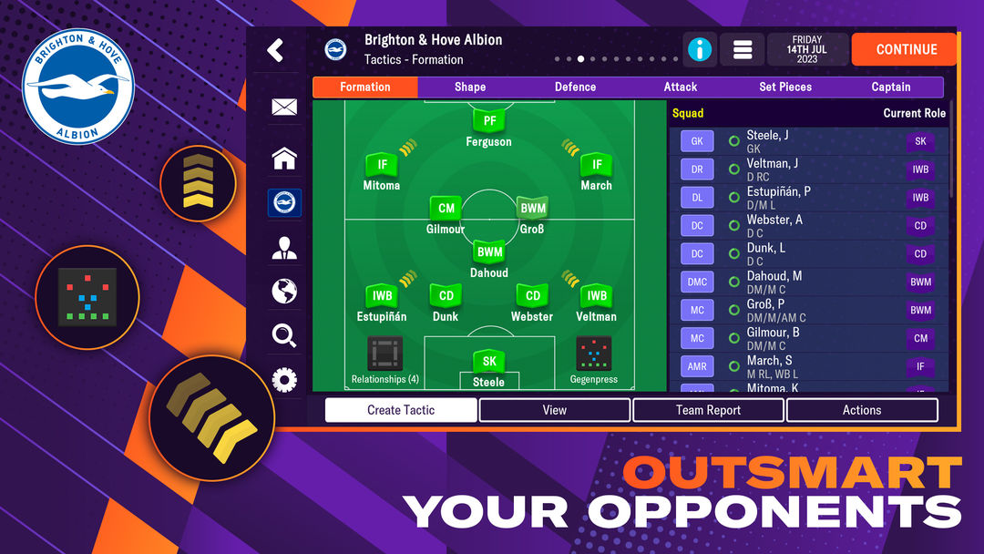 Screenshot of Football Manager 2024 Mobile