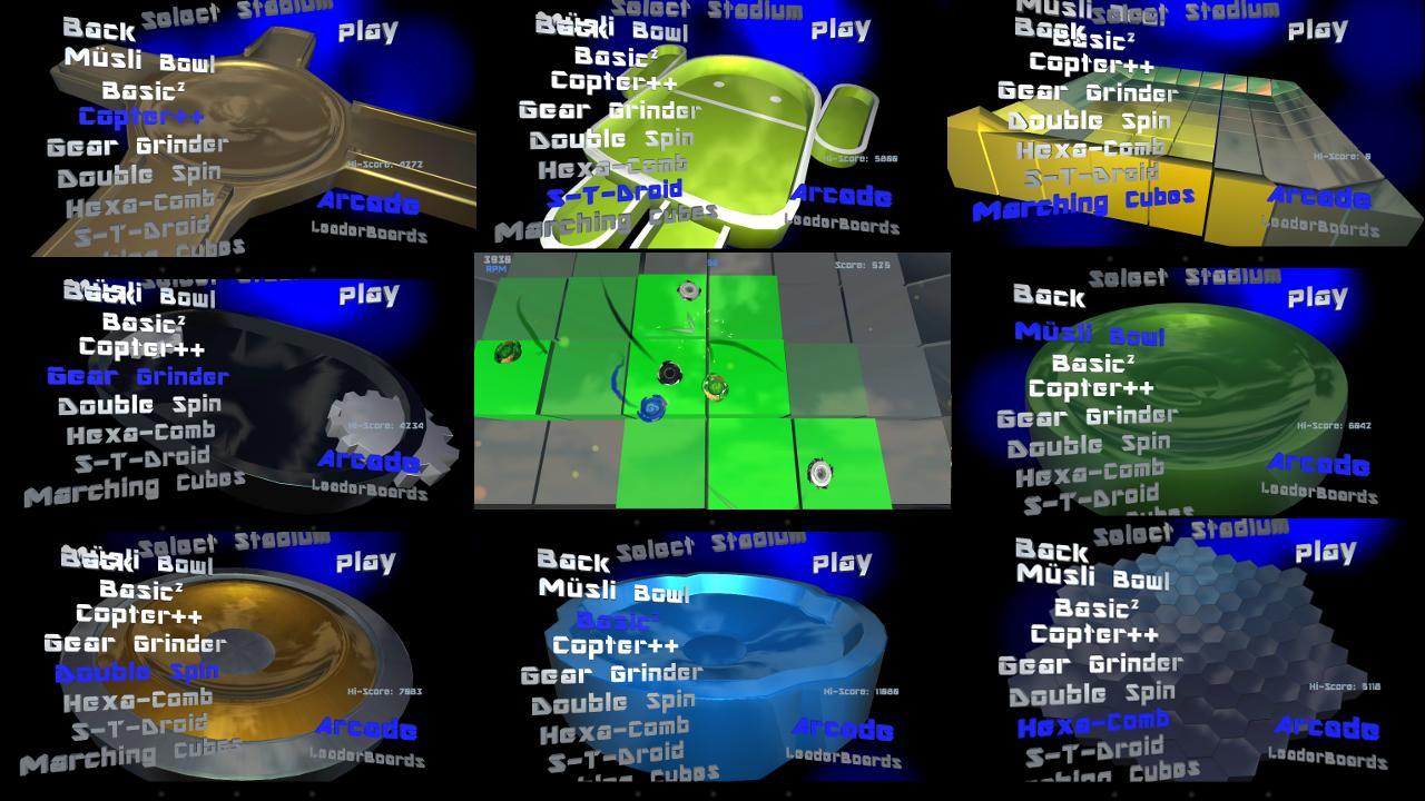 Spin-Tops Game Screenshot