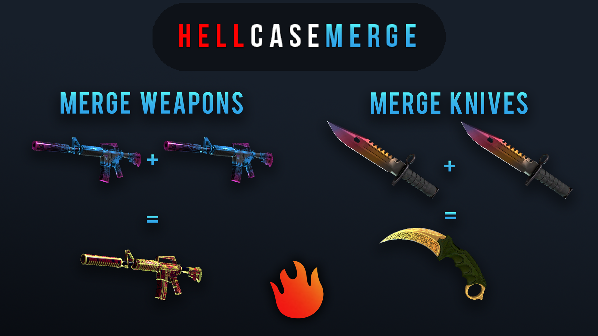🔥Hell Case Merge. Ultimate Skins Simulator Opener Game Screenshot
