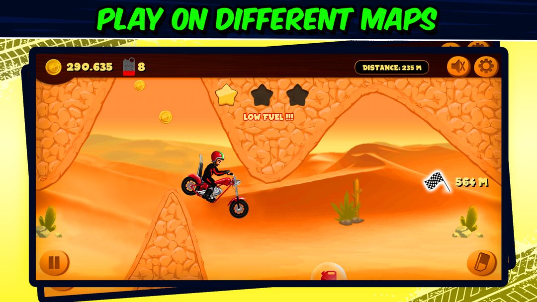 Screenshot of Road Draw 2: Moto Race