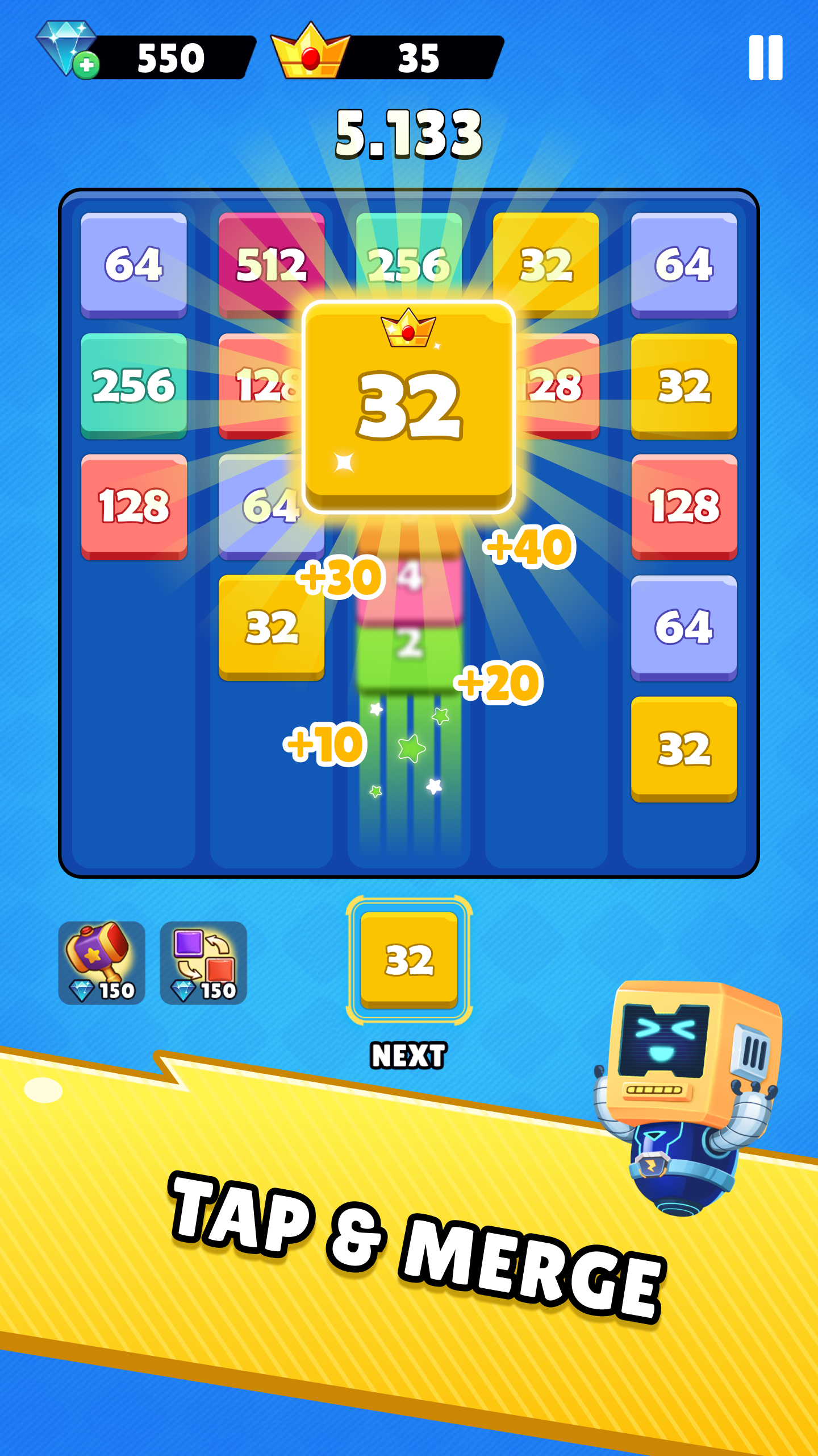 X2 blocks 2048 merge number android ios apk download for free taptap