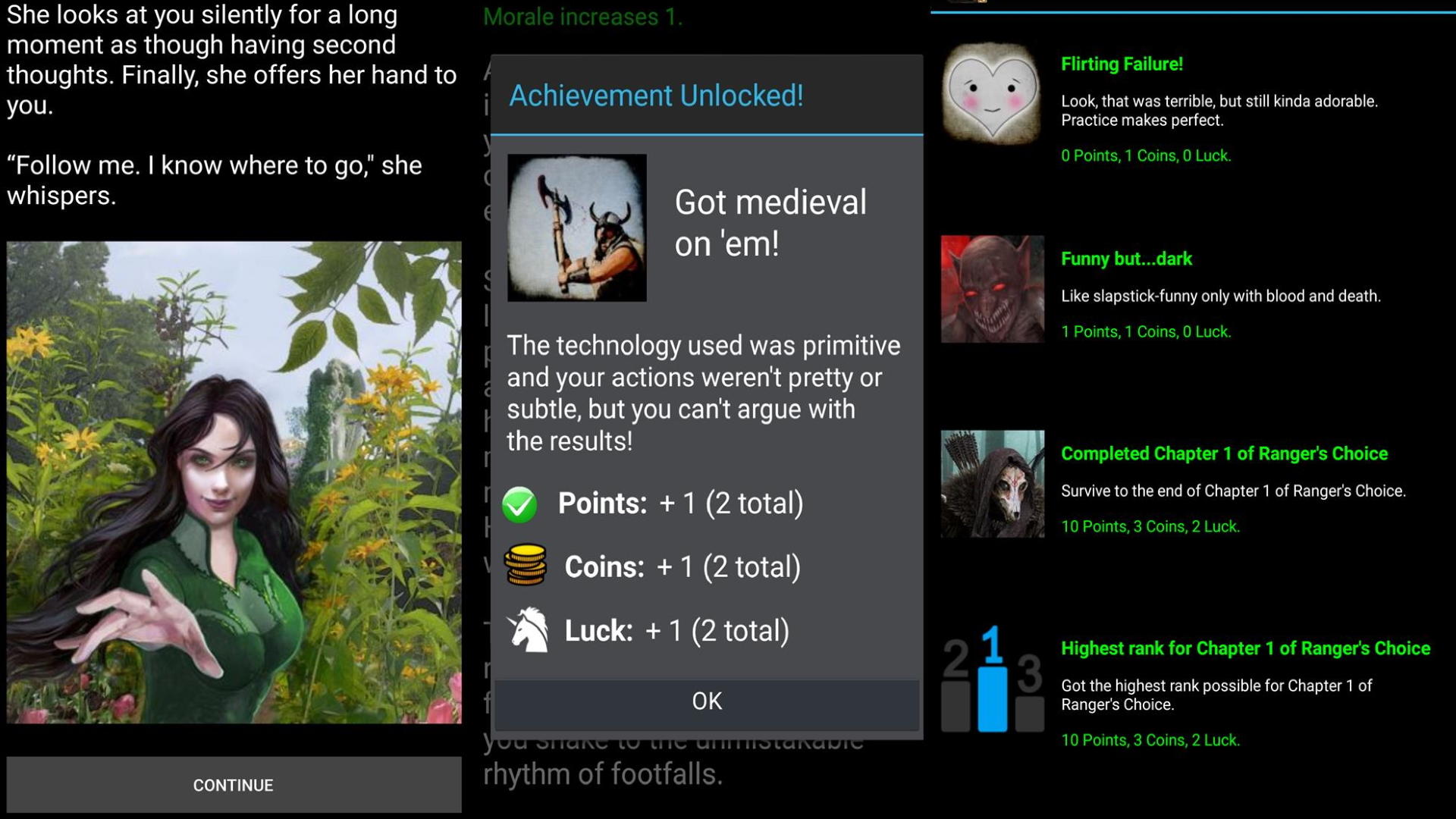 Dungeons and Decisions RPG Game Screenshot