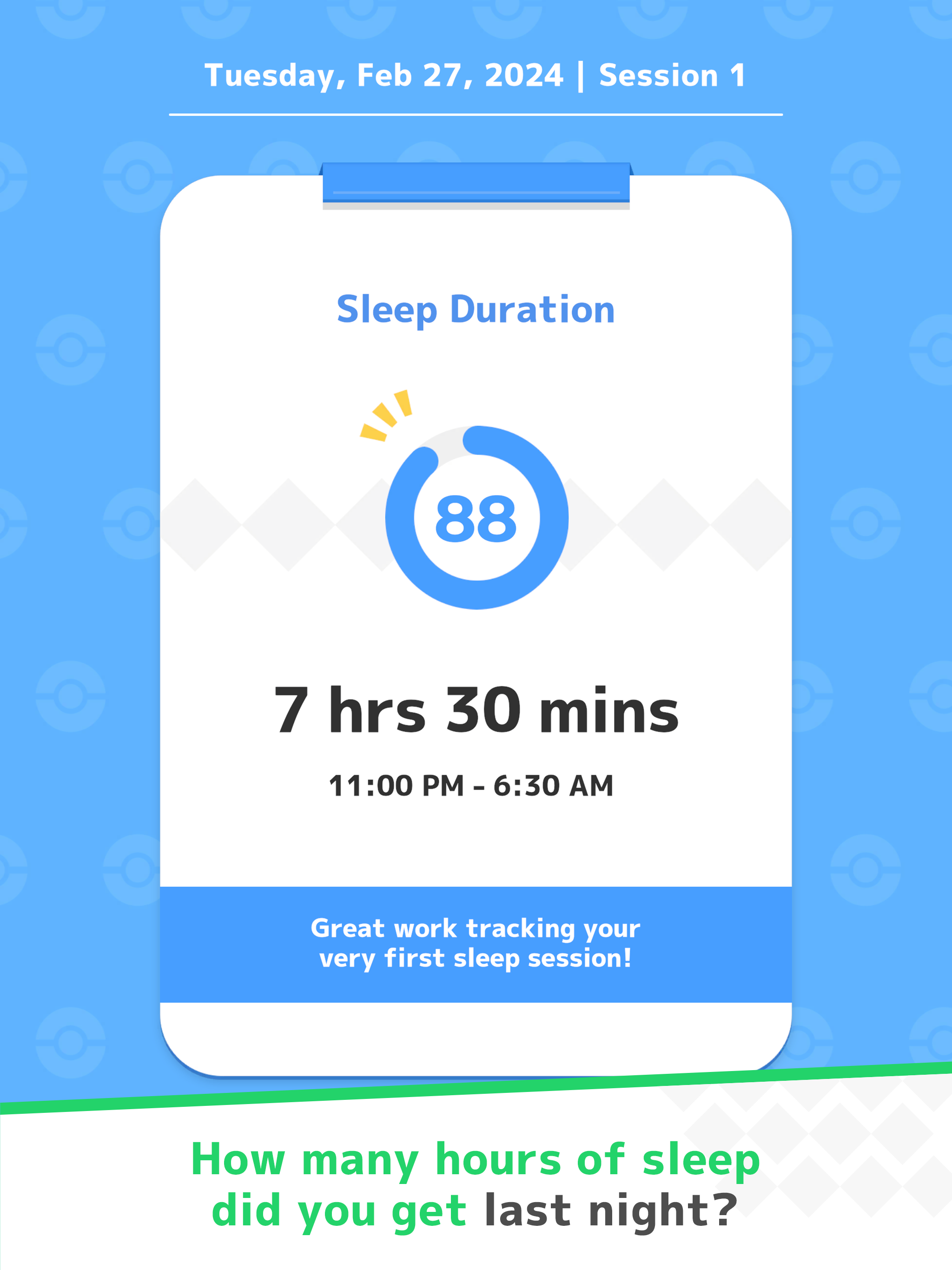 Pokémon Sleep Game Screenshot