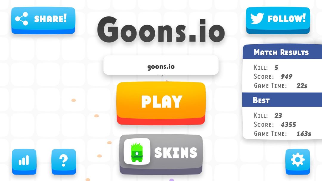 Goons.io Knight Warriors 게임 스크린 샷