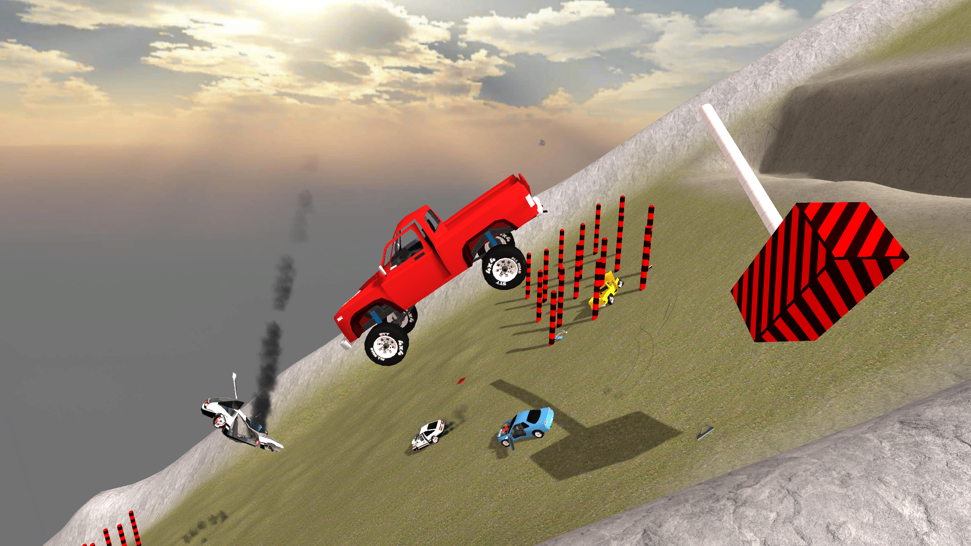 Car Crash Test Simulator 게임 스크린 샷