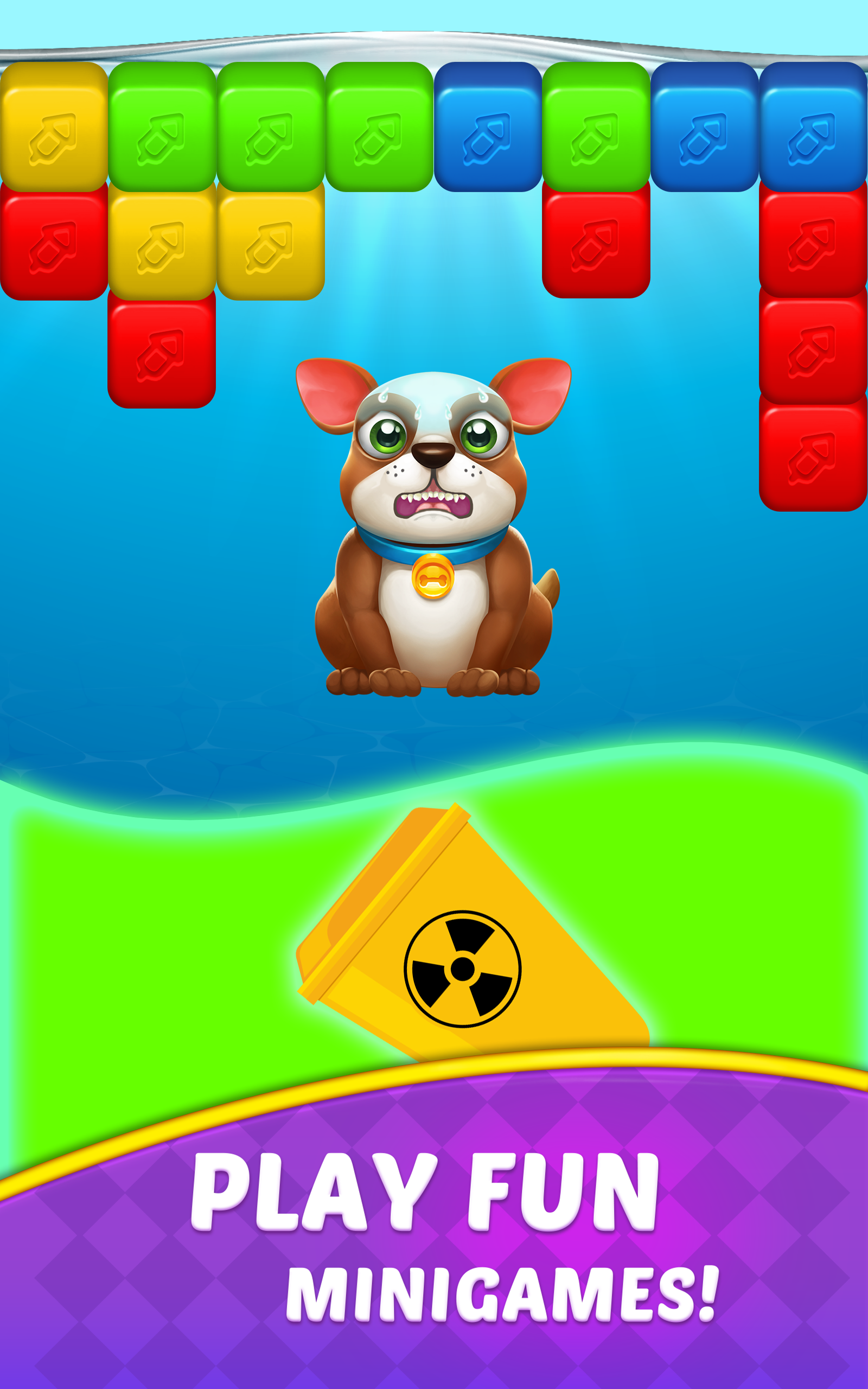Cube Blast Journey: Toon & Toy Game Screenshot