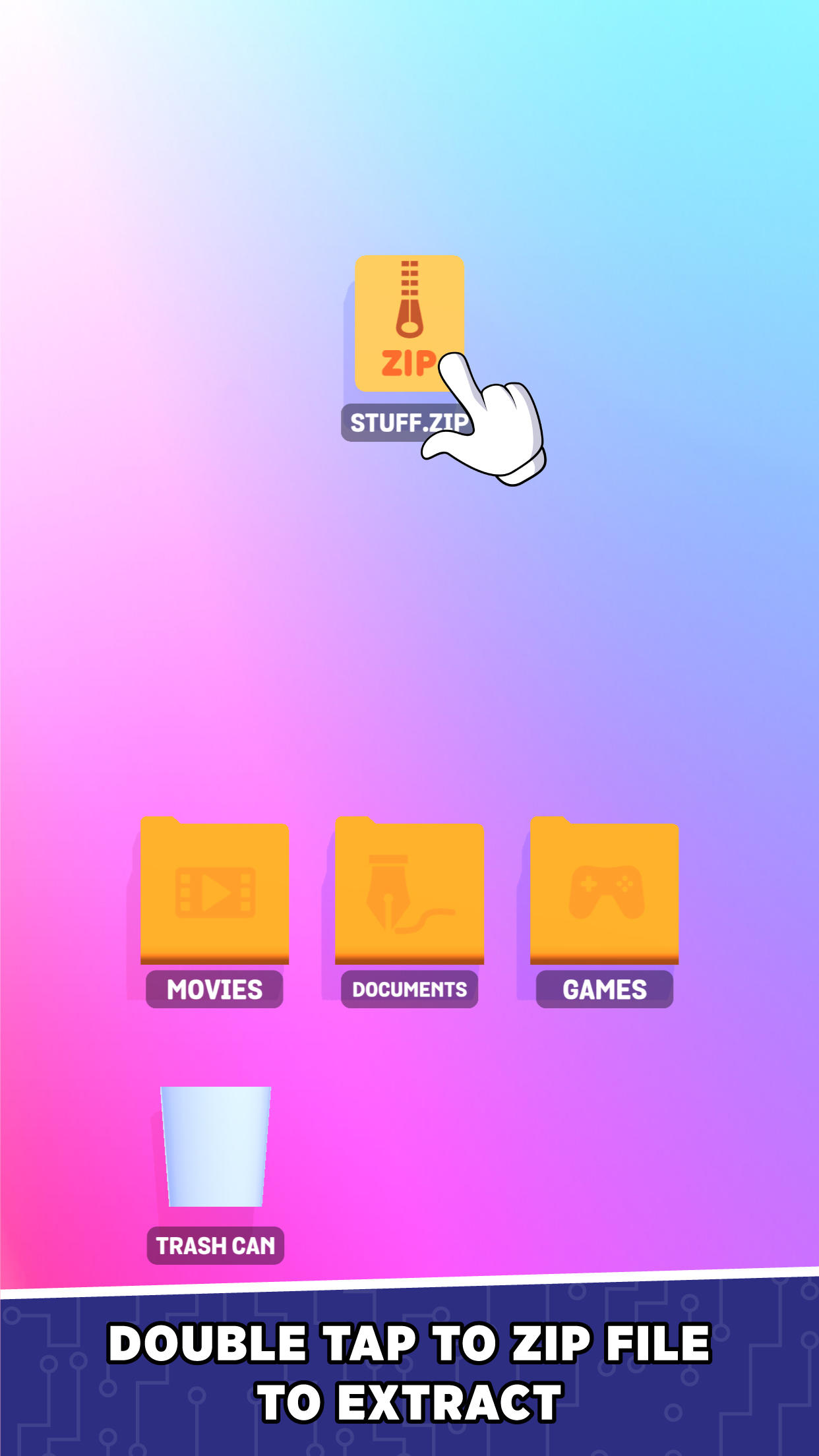 Desktop Sort Game Screenshot