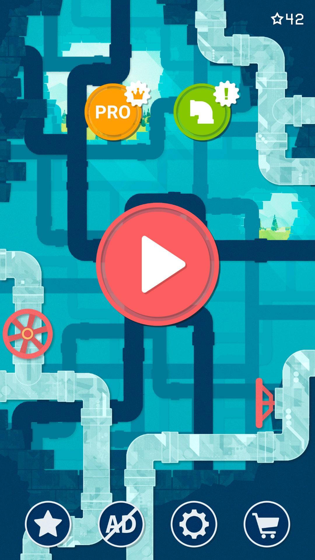 PIPES Game - Pipeline Puzzle Game Screenshot