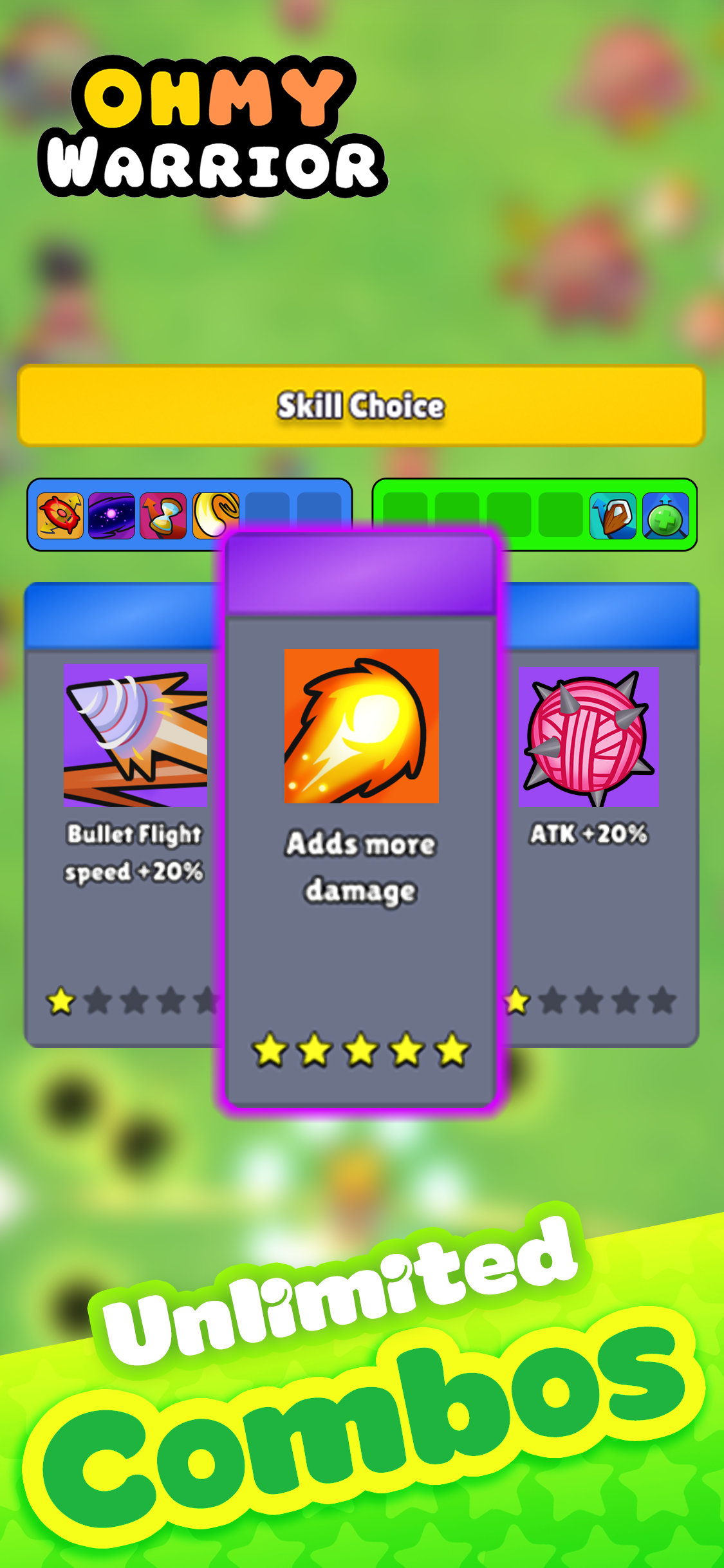 Captura de Tela do Jogo Oh My Warrior: Survivor