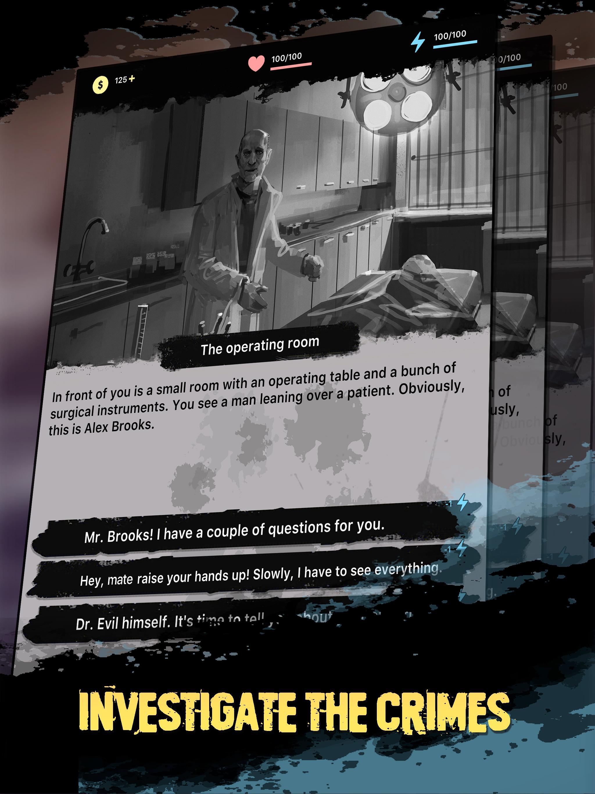 Cuplikan Layar Game Games in Dreams: criminal detective story
