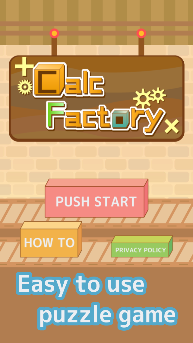 [Puzzle Game] Calc Factory -Brain Teaser- for Android/iOS