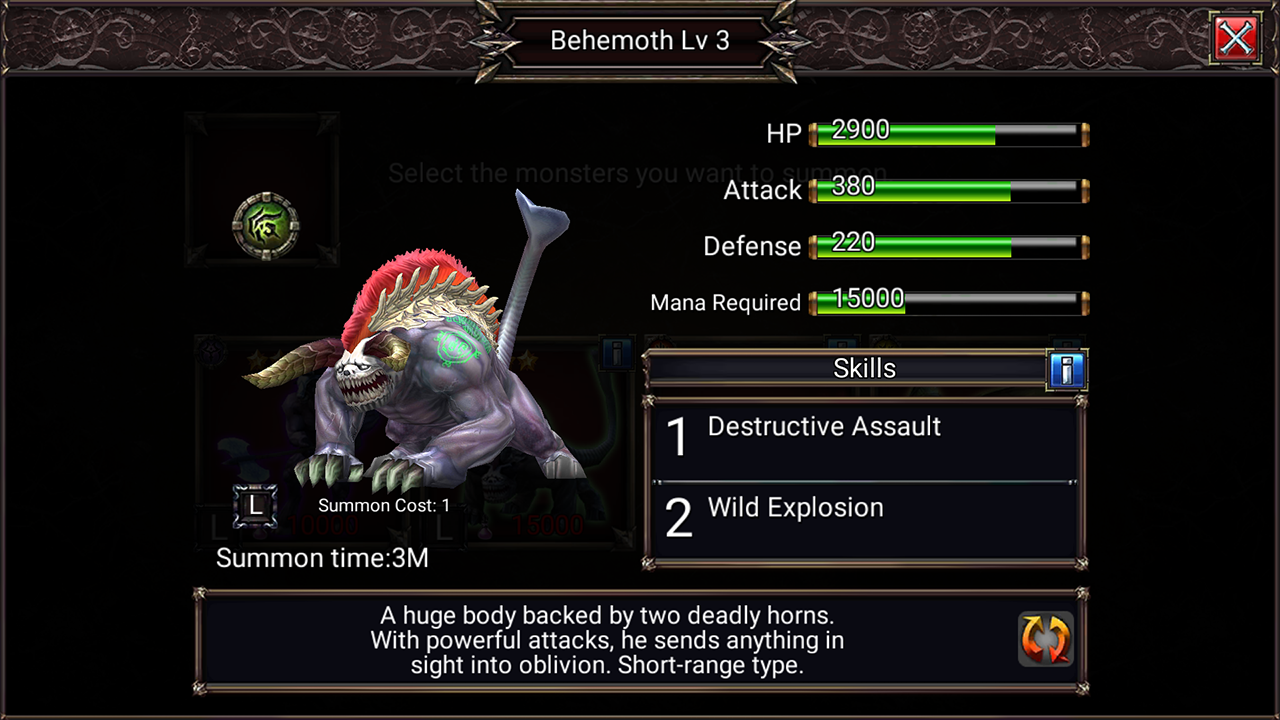 Скриншот игры Fortress Legends