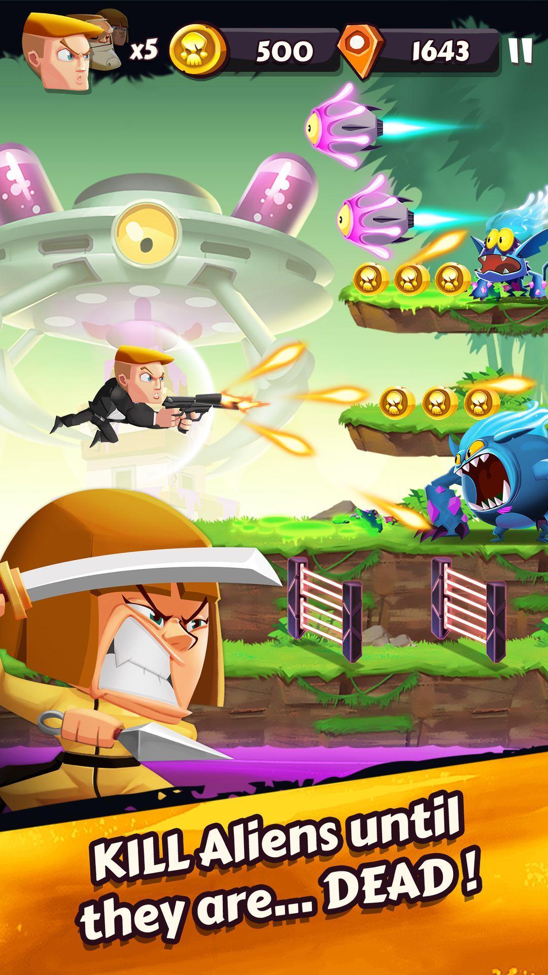 Band of Badasses: Run & Shoot Game Screenshot