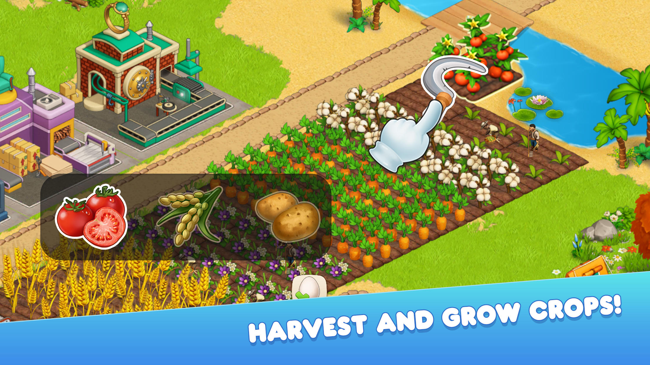 Screenshot of Fluffy Town: Boom Story