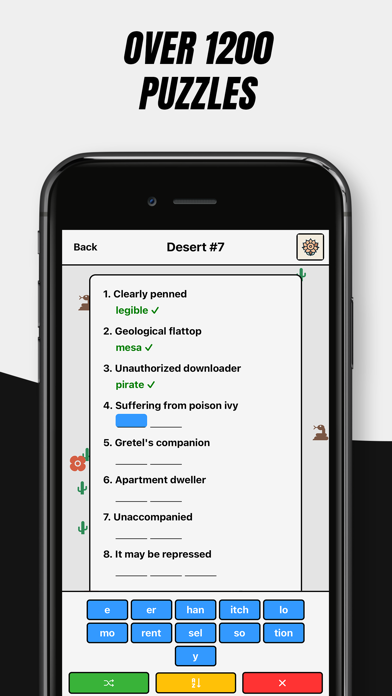 Syllacrostic Daily Word Puzzle Game Screenshot