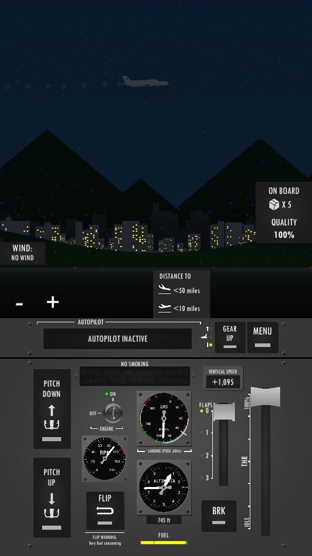 Flight Simulator 2d - sandbox screenshot game