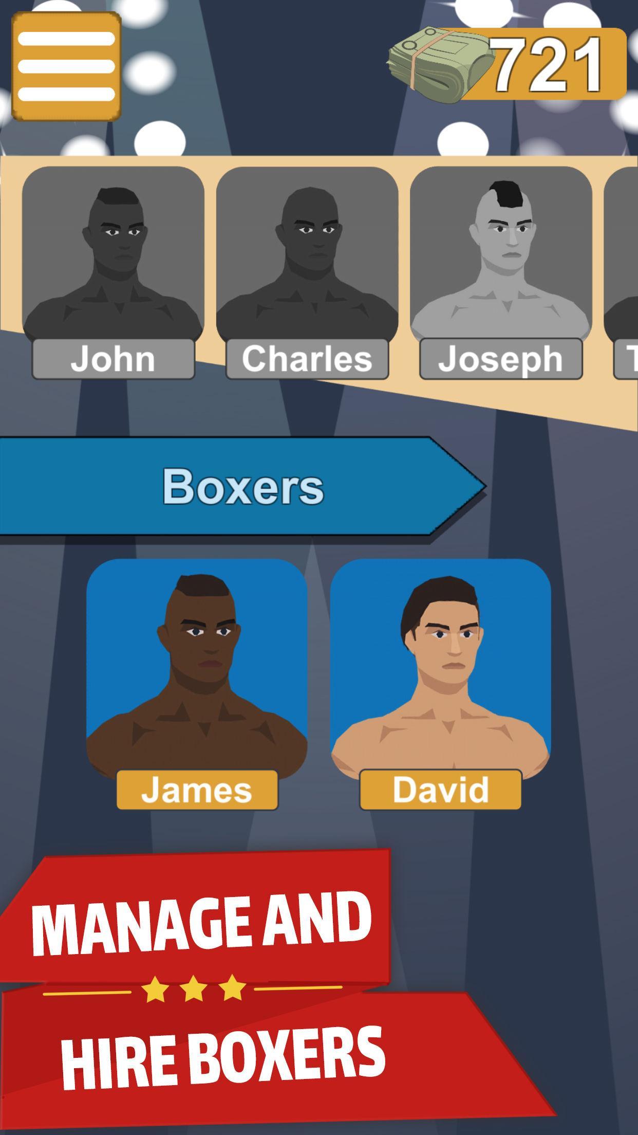 Boxing Promoter Game Screenshot