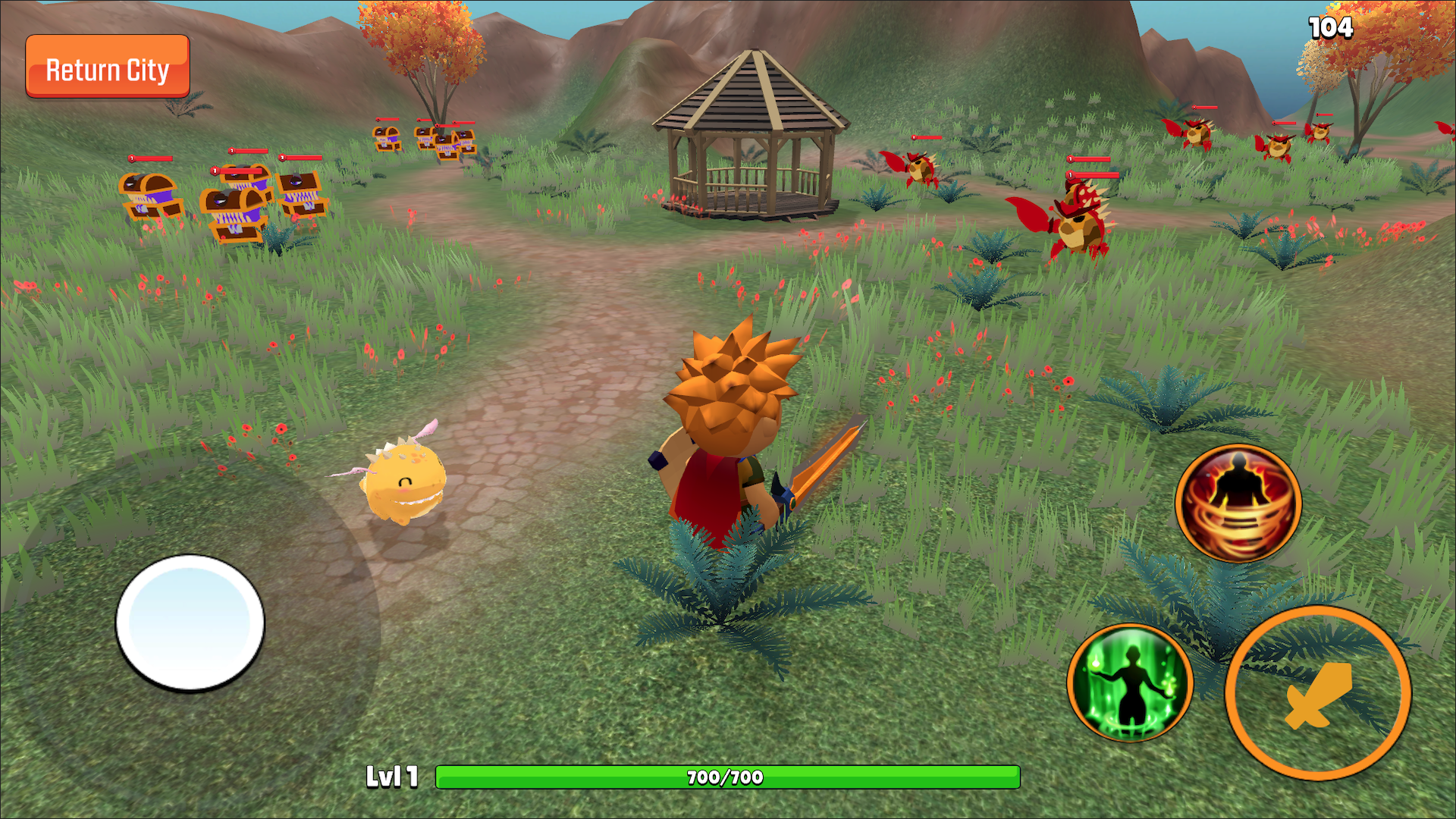 Screenshot 1 of Dragon Pet: ដំណើរផ្សងព្រេង RPG 0.21