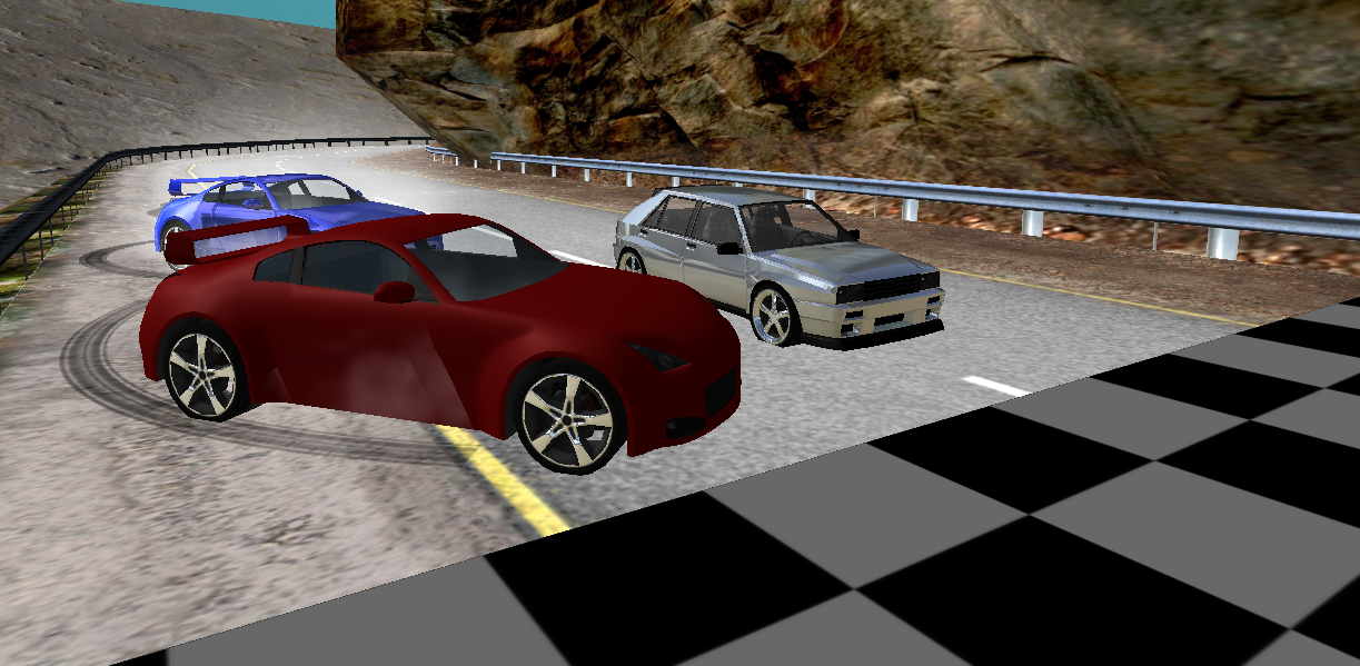 Cuplikan Layar Game Challenge Car Racing