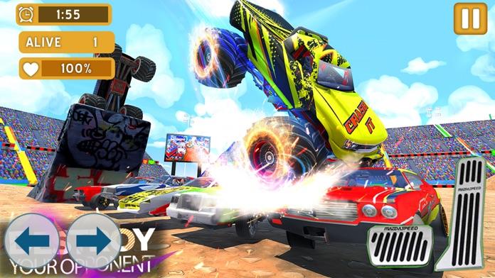 Monster Derby Truck Demolition Game Screenshot