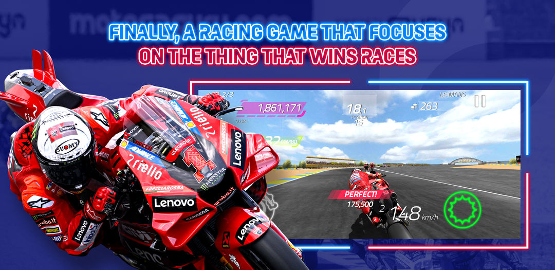 Screenshot of MotoGP Racing '23