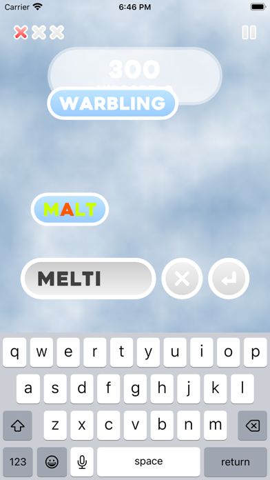 Typer - Speed Typing Game Game Screenshot