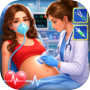 Icon of Mother Doctor Care Simulator