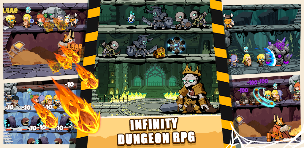 Banner of Tippen Sie auf Dungeon Hero-Idle-RPG-Spiel 6.0.10