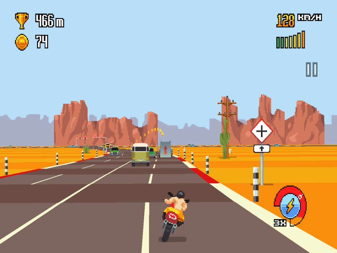 Screenshot of Retro Highway