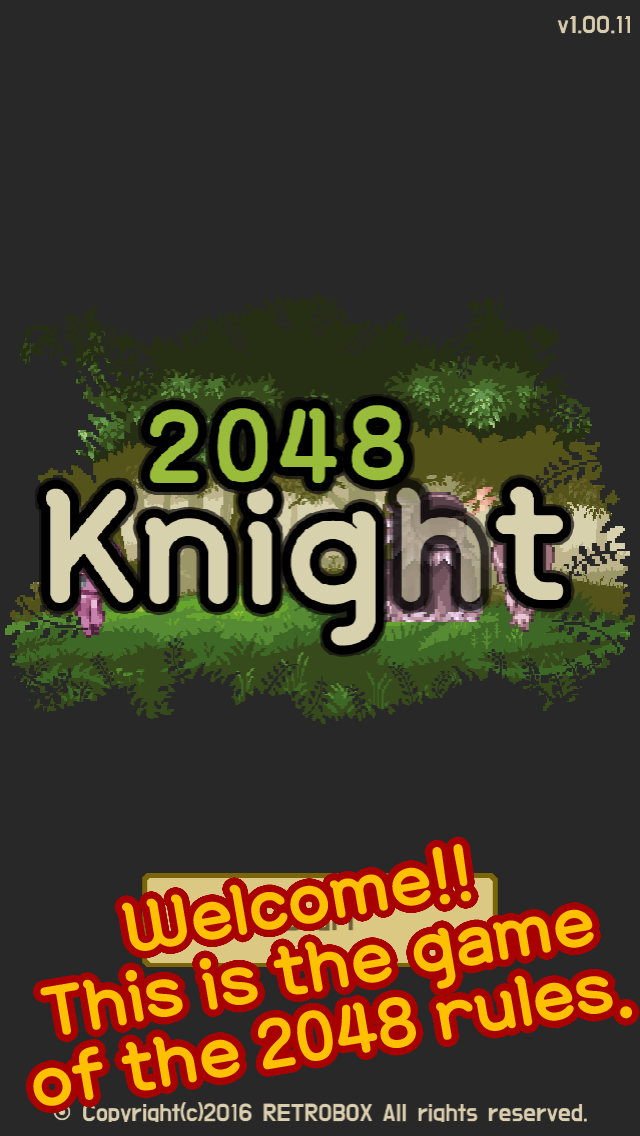 2048 Knight Game Screenshot