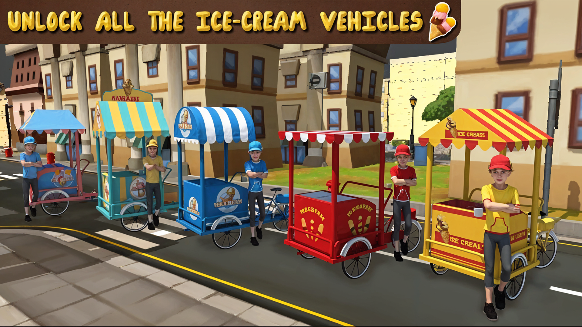 Beach Ice Cream Delivery Game Screenshot