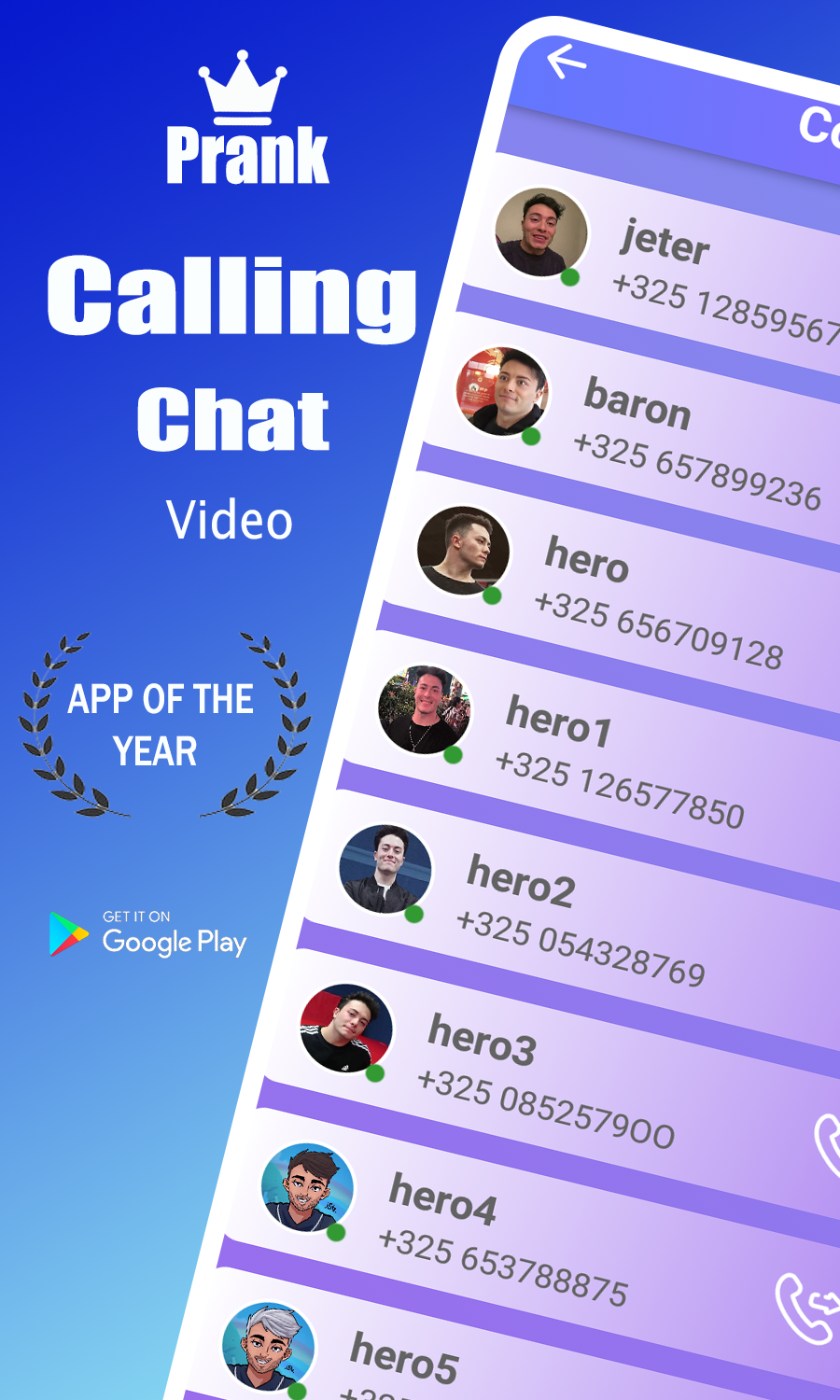 Jester Fake Call Video & Chat ภาพหน้าจอเกม