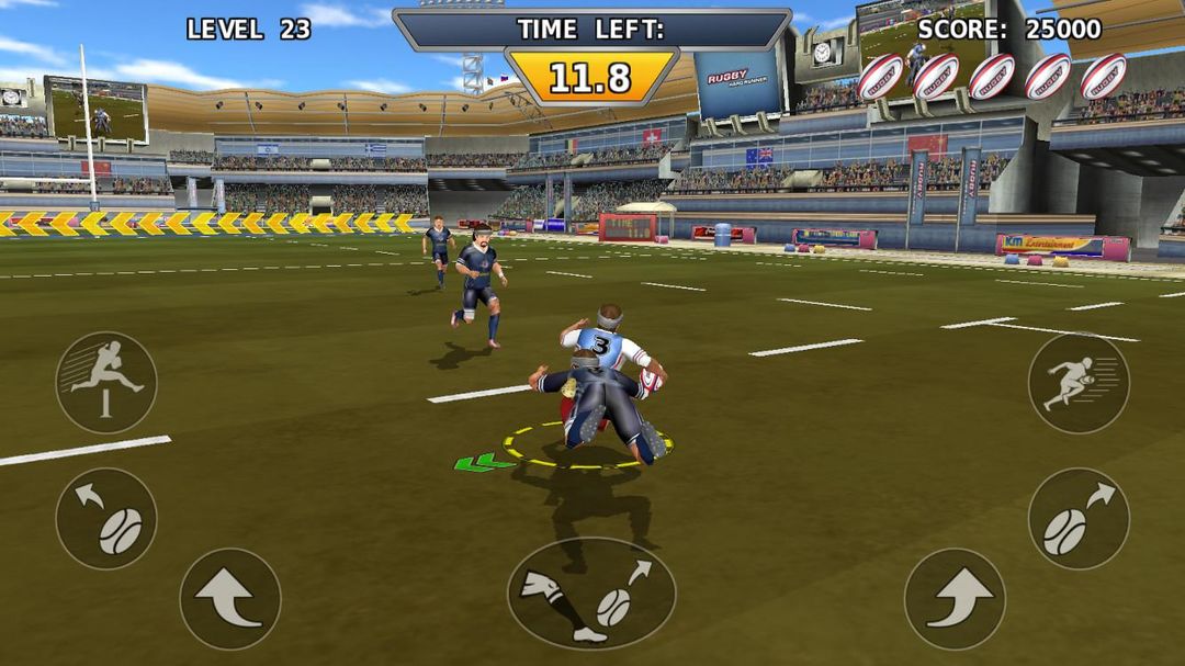 Rugby: Hard Runner screenshot game