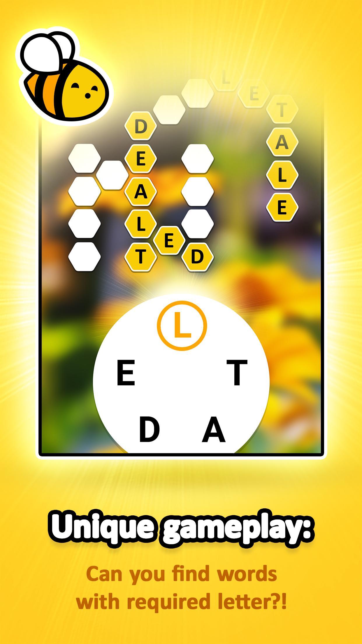 Captura de Tela do Jogo Spelling Bee - Crossword Puzzle Game