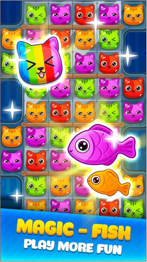 Pop Cat Bomb - Bubble Kitty Cute screenshot game
