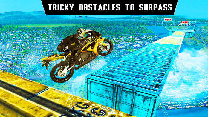 Screenshot 1 of မဖြစ်နိုင်သော Moto Bike Track Pro 