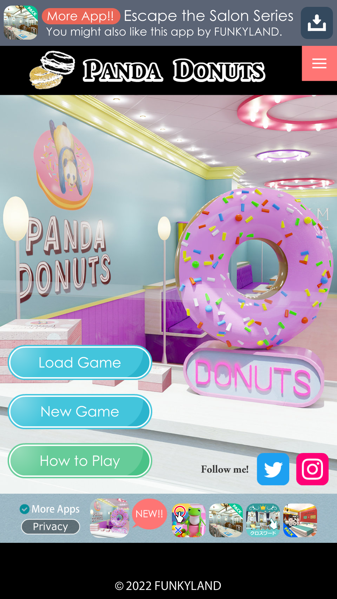 Cuplikan Layar Game Escape the Panda Donuts