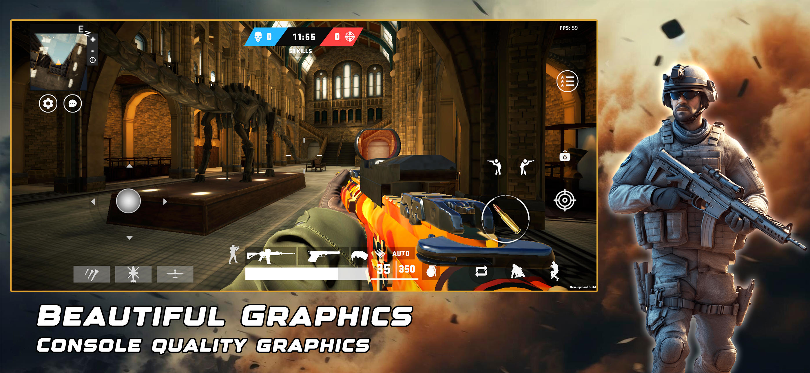 Screenshot 1 of Jangawar: Multiplayer FPS 1.1