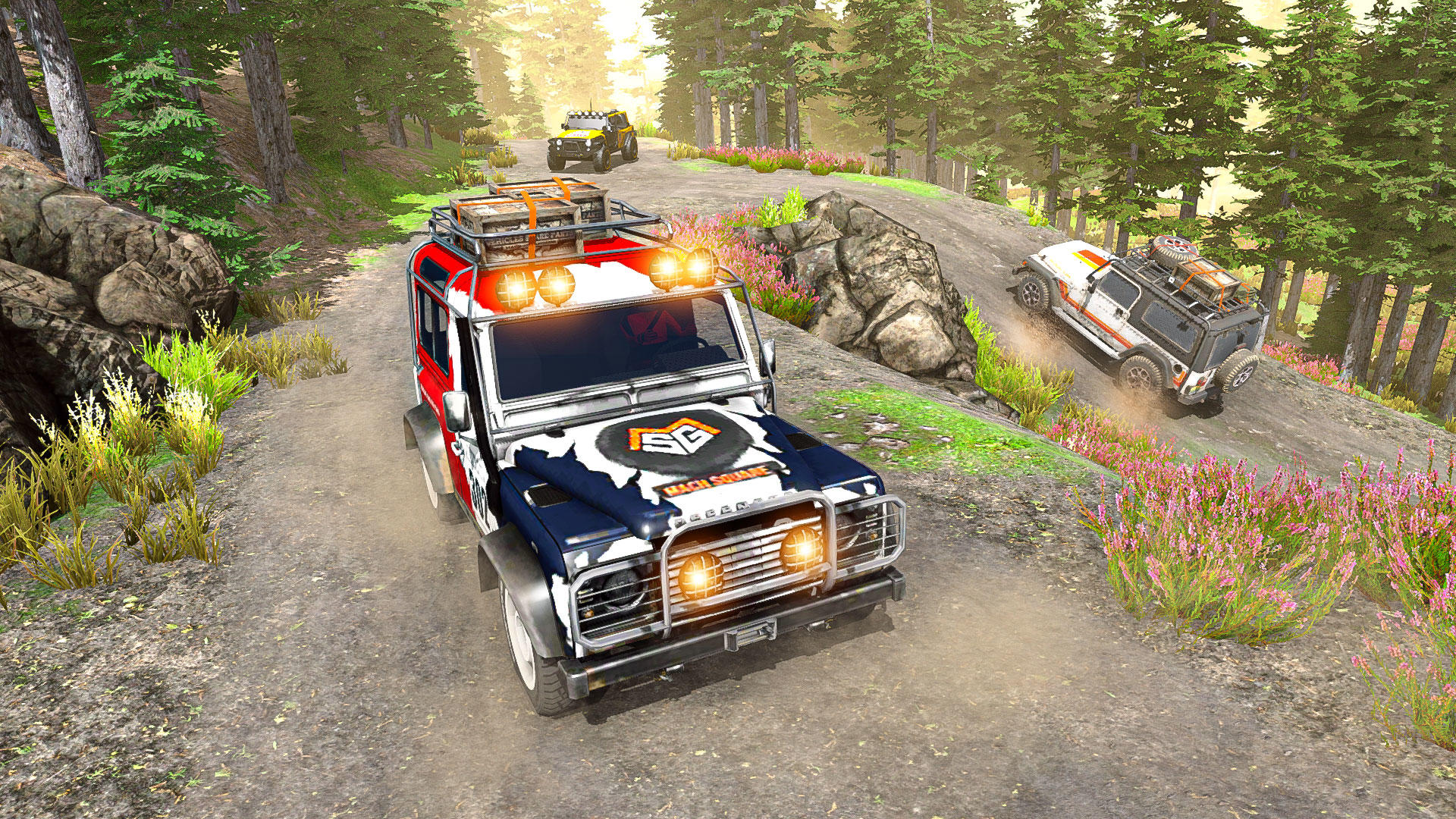Jeep Driving 3D: Offroad Games 게임 스크린 샷