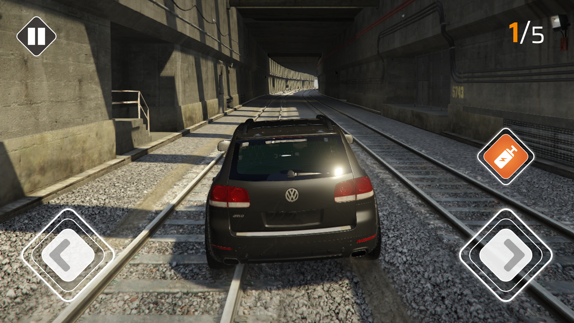 Cuplikan Layar Game VW Touareg SUV Car Simulator